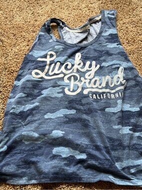 Lucky brand camo tank top